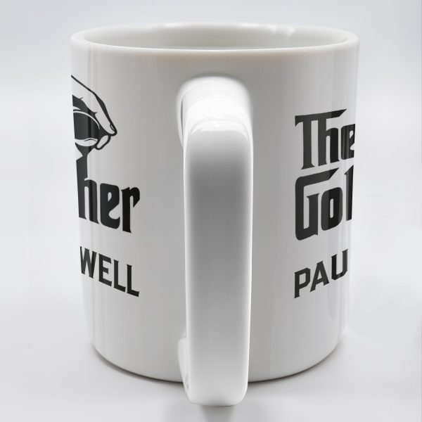 The Golf Father, Hand Holding Golf Ball - Personalized Custom Coffee Mug - GOLF001_MG