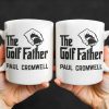 The Golf Father, Hand Holding Golf Ball - Personalized Custom Coffee Mug - GOLF001_MG