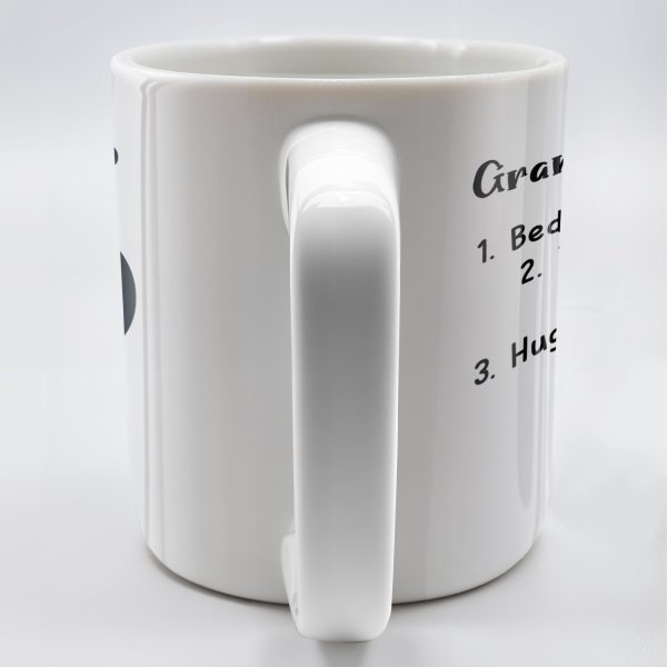 The Grandparent Code Heart Symbol Custom Mug - Personalized Custom Coffee Mug - GRM044_MG