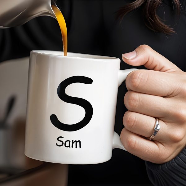The Grandparent Code Heart Symbol Custom Mug - Personalized Custom Coffee Mug - GRM044_MG