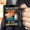 The Greatest Cat Dad of the Universe Personalized Mug, Gift for Cat Dads