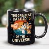 The Greatest Cat Dad of the Universe Personalized Mug, Gift for Cat Dads
