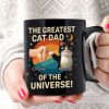 The Greatest Cat Dad of the Universe Personalized Mug, Gift for Cat Dads