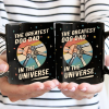 The Greatest Dog Dad In The Universe - Personalized Black Mug