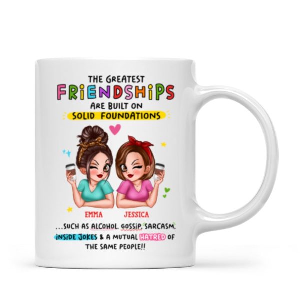 The Greatest Friendship Personalized Mug for Besties