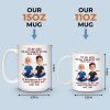 The Greatest Joy In Life Is Watching You Be A Dad - Family Personalized Custom Mug - Father's Day, Gift For Son
