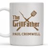 The GrillFather, Grill Tools - Personalized Custom Coffee Mug - GRILL001_MG