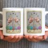 The Knitter Tarot Card Style With Yarn Balls - Personalized Custom Coffee Mug - HOB055_MG