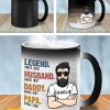 The Legend Husband - Gift For Dad, Funny Personalized Color Changing Mug
