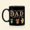 The Legend Of Dad 04NAQN300523 Personalized Coffee Black Mug