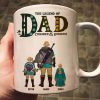The Legend Of Dad CHildren Of The Kingdom Zelda - Personalized Mug - Gift for Dad, Grandpa, Husband | CL07 NH96