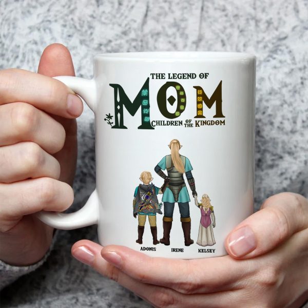 The Legend Of Mom Children Of The Kingdom Zelda - Personalized Mug - Gift for Mom, Grandma, Wife | CL07 NH96