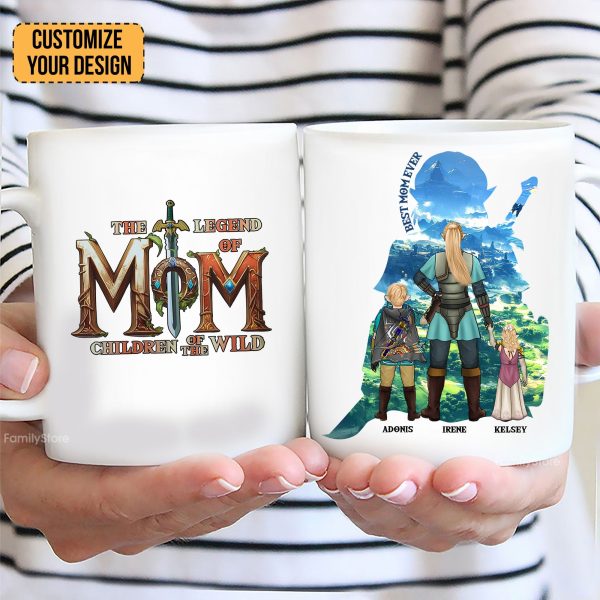 The Legend Of Mom Zelda - Personalized Mug - Gift for Mom | CL07 NH96