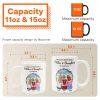 The Love Between A Mother & Daughters - Personalized Mug