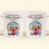 The Love Between A Mother & Daughters - Personalized Mug