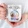 The Love Between A Mother & Daughters Is Forever - Family Personalized Custom Mug - Gift For Mom, Daughter
