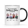 The Love Between Brothers Sisters Family Cute Doll Man Woman Personalized Mug