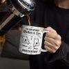 The Love Between Mother & Daughter State - 3D Inflated Effect Printed Mug, Personalized White Edge-to-Edge Mug