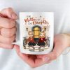 The Love Between Us Lasts Forever - Family Personalized Custom Mug - Mother's Day, Birthday Gift For Mom From Daughter