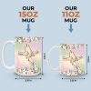 The Love In A Grandmother's Heart - Family Personalized Custom Mug - Gift For Mom, Grandma