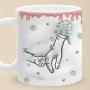 The Love Of A Mother Is Endless, The Wisdom Of A Grandmother Is Timeless - Family Personalized Custom 3D Inflated Effect Printed Mug - Gift For Mom, Grandma