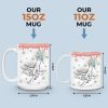 The Love Of A Mother Is Endless, The Wisdom Of A Grandmother Is Timeless - Family Personalized Custom 3D Inflated Effect Printed Mug - Gift For Mom, Grandma