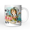 The Mad Hatter Tea Party Personalized Mug, Vintage 1860s Alice's Adventure in Wonderland