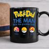 The Man With The Greatest Balls Personalized Black Mug-Gift For Dad-3OHDT010623