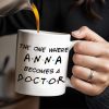 The One Where A.N.A Becomes A Doctor, Lettering Design - Personalized Custom Coffee Mug - DOC028_MG