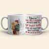 The only person on earth to get tangled with , Personalized White Mug for Couples