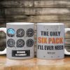 The Only Six Pack I'll Ever Need - Personalized White Mug - Gift For Pilot