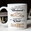 The Only Thing Better Husband Dad Hands Personalized Mug, Father's Day Gift for Husband, Gift for Dad