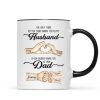 The Only Thing Better Husband Dad Hands Personalized Mug, Father's Day Gift for Husband, Gift for Dad