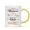 The Only Thing Better Husband Dad Hands Personalized Mug, Father's Day Gift for Husband, Gift for Dad
