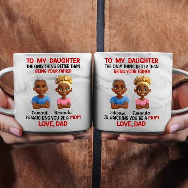 The Only Thing Better Than Being Your Mother Father - Personalized Marble Mug