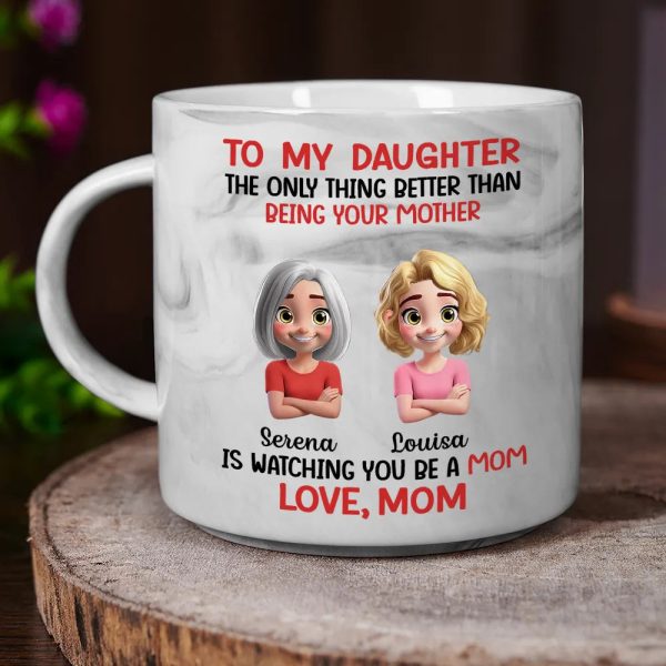 The Only Thing Better Than Being Your Mother Father - Personalized Marble Mug