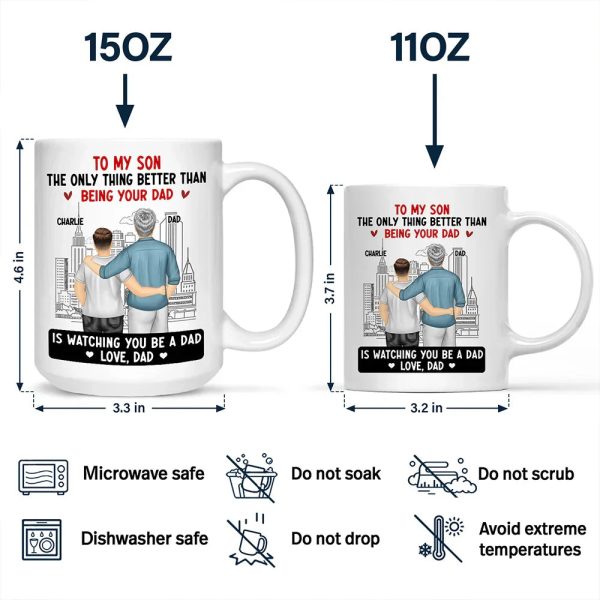 The Only Thing Better Than Being Your Parents Grandparents - Personalized Mug