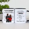 The Only Thing Better Than Having You As My Husband Fist Bump Outline Personalized Mug