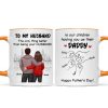 The Only Thing Better Than Having You As My Husband Fist Bump Outline Personalized Mug