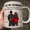 The Only Thing Better Than Having You As My Husband Fist Bump Outline Personalized Mug
