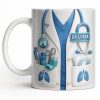 The Perfect Gift for Healthcare Heroes Featuring Medical Instruments - Personalized Custom Coffee Mug - DOC090_MG