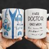 The Perfect Gift for Healthcare Heroes Featuring Medical Instruments - Personalized Custom Coffee Mug - DOC090_MG