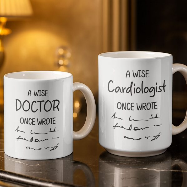 The Perfect Gift for Healthcare Heroes Featuring Medical Instruments - Personalized Custom Coffee Mug - DOC090_MG