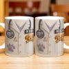 The Perfect Gift For Pet Lovers Featuring Lab Coat And Dog - Personalized Custom Coffee Mug - DOC047_MG