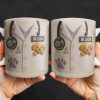 The Perfect Gift For Pet Lovers Featuring Lab Coat And Dog - Personalized Custom Coffee Mug - DOC047_MG