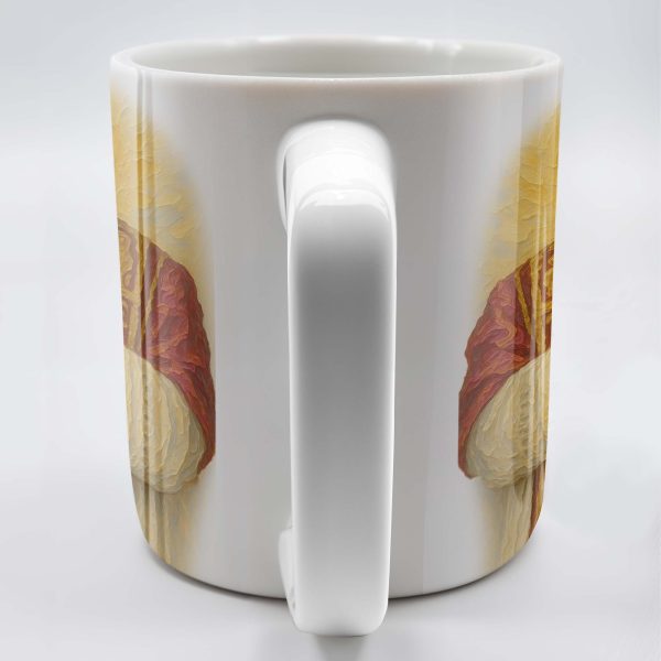 The Pope In Prayer, Religious Art - Personalized Custom Coffee Mug - FTH077_MG