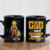 The Power Of Family 03QHDT051223HH Personalized Coffee Black Mug, Gifts For Dad
