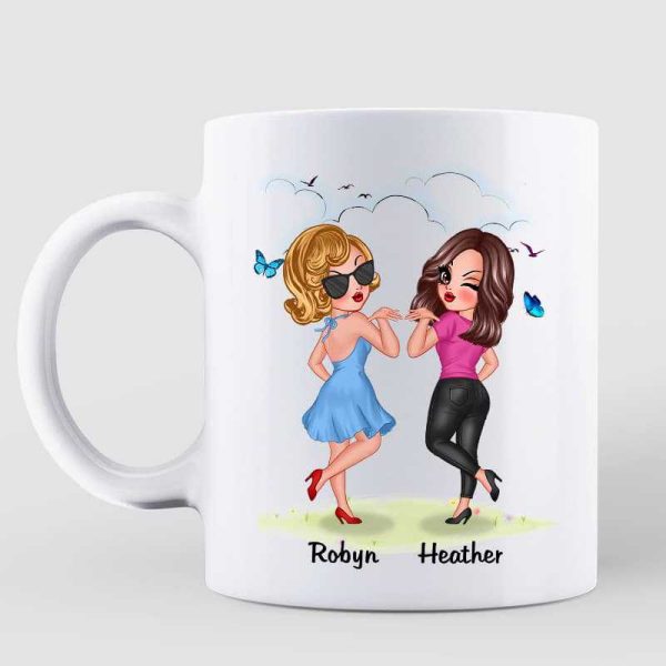 The She To My Nanigans Besties Best Friend Gift Personalized Mug