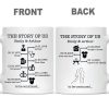 The Story Of Us Timeline, Gift For Husband, Gift For Wife, Personalized Custom Photo Anniversary Mug C366