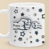 The Strong Bond Between Dad And Children - Family Personalized Custom 3D Inflated Effect Printed Mug - Father's Day, Gift For Dad, Grandpa
